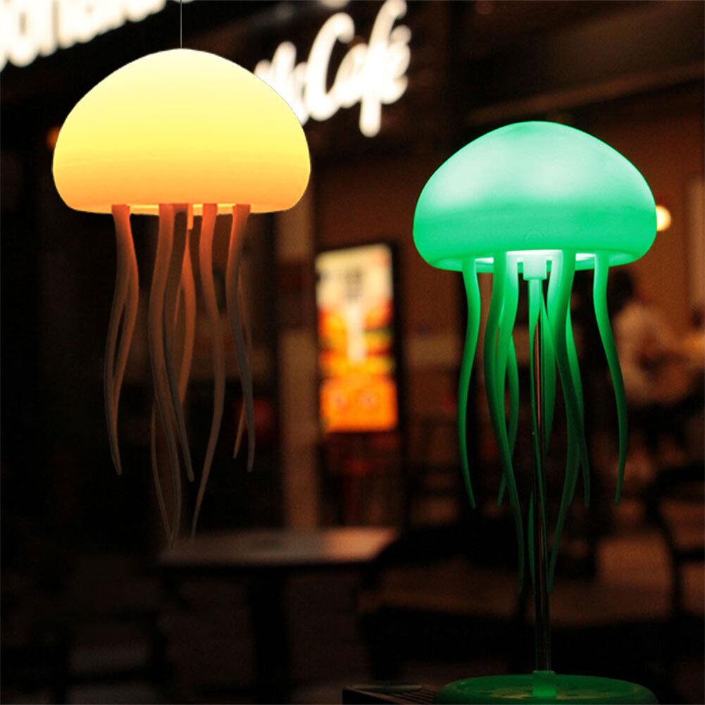 LED Jellyfish Lamp - Relaxing Night Light & RGB Mood Lighting for Kids