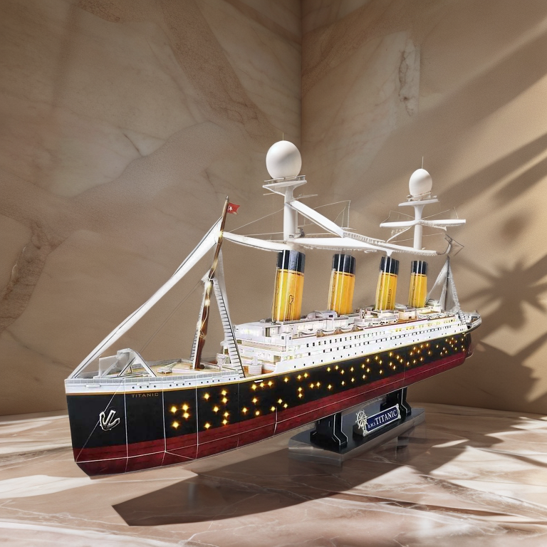 Pirate Ship Jigsaw Puzzle with LED Light | Fun for the Whole Family