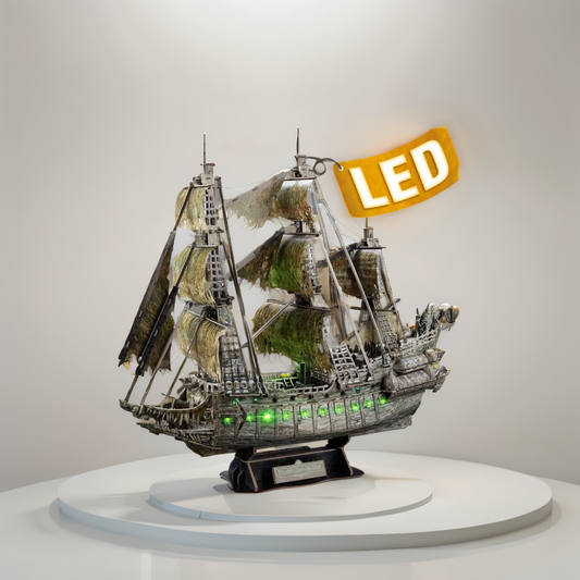 Pirate Ship Jigsaw Puzzle with LED Light | Fun for the Whole Family